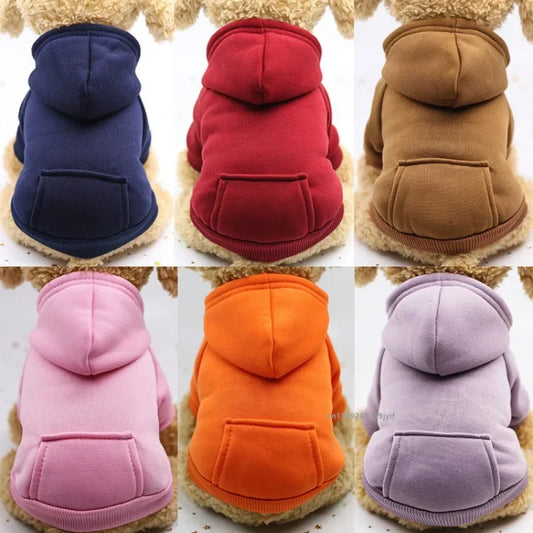 Dog Winter Hooded Sweatshirt