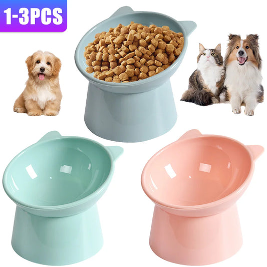 Tilted Anti-Vomit Cat Bowl